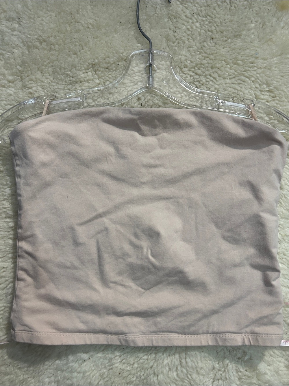 TNA CHILL Women’s Strapless Tube Camisole - Light Blush Pink 18” Ptp
